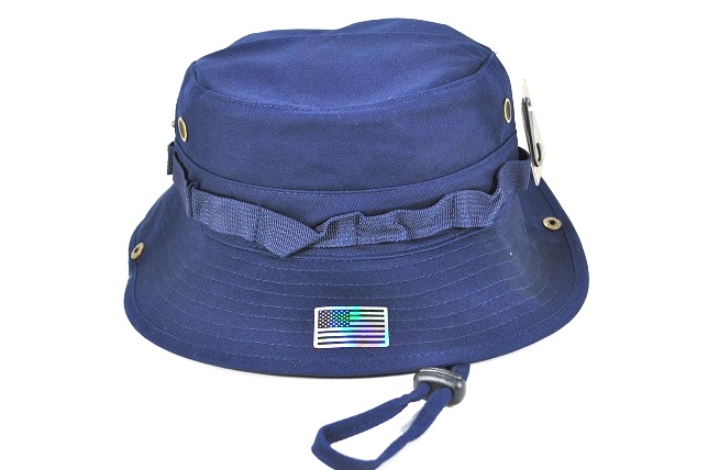 MB-007 MILITARY STYLE BOONIE HAT ADJUSTABLE- NAVY
